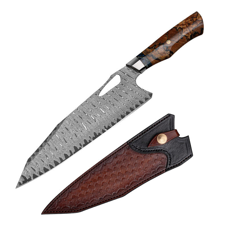 Stabilized Wood Knife | Leopards Claw Knife | That Kitchen Label