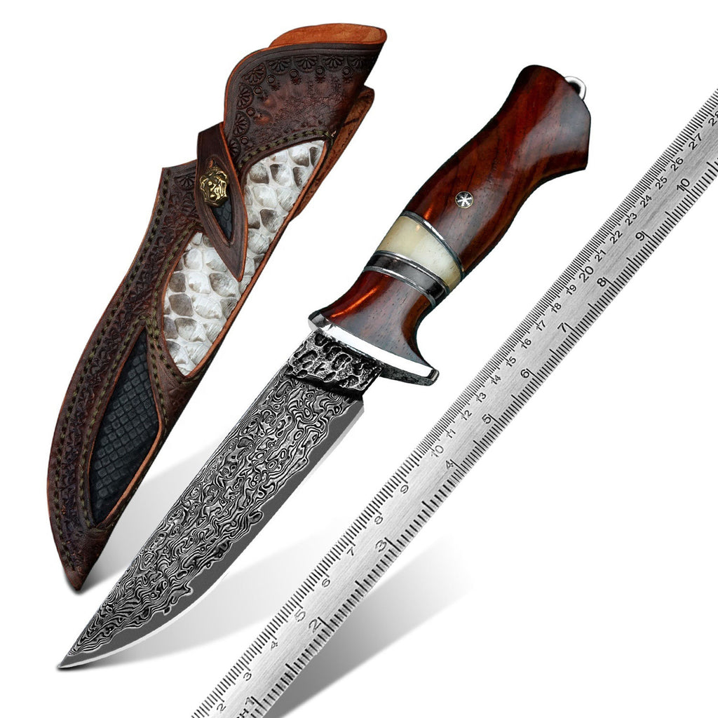 Damascus Bowie Knife | VG10 Bowie Knife | That Kitchen Label