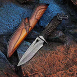 Load image into Gallery viewer, Elephant Tusk Hunting Knife | VG10 Steel Knife | That Kitchen Label
