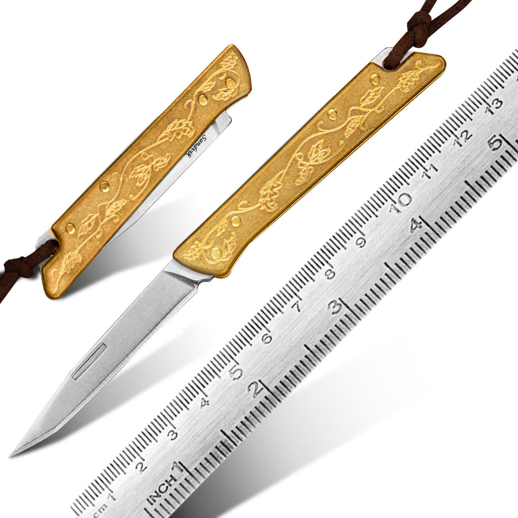 Outdoor Hunting Knife | Golden Ferret Knife | That Kitchen Label