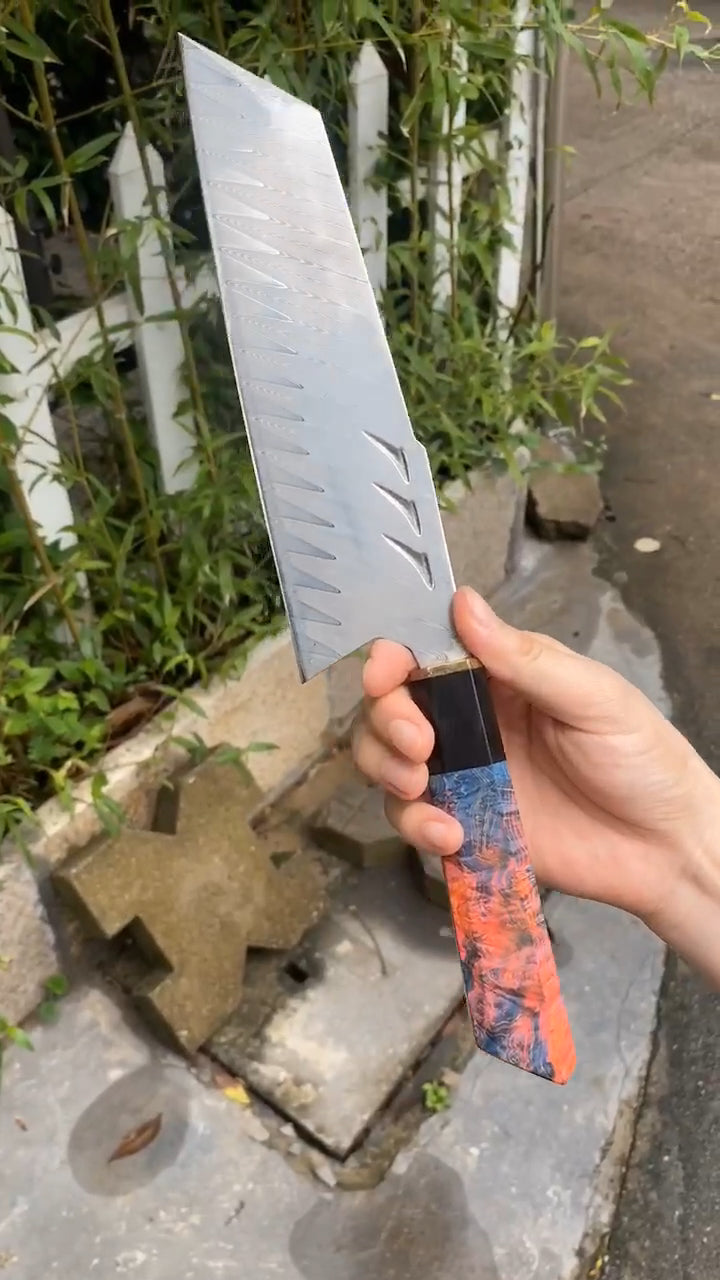 Cosmic Firefly Knife | Damascus Chef Knife | That Kitchen Label
