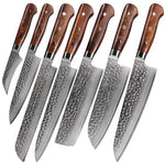 Load image into Gallery viewer, 7 pcs 73 Layers Japanese Knife Set
