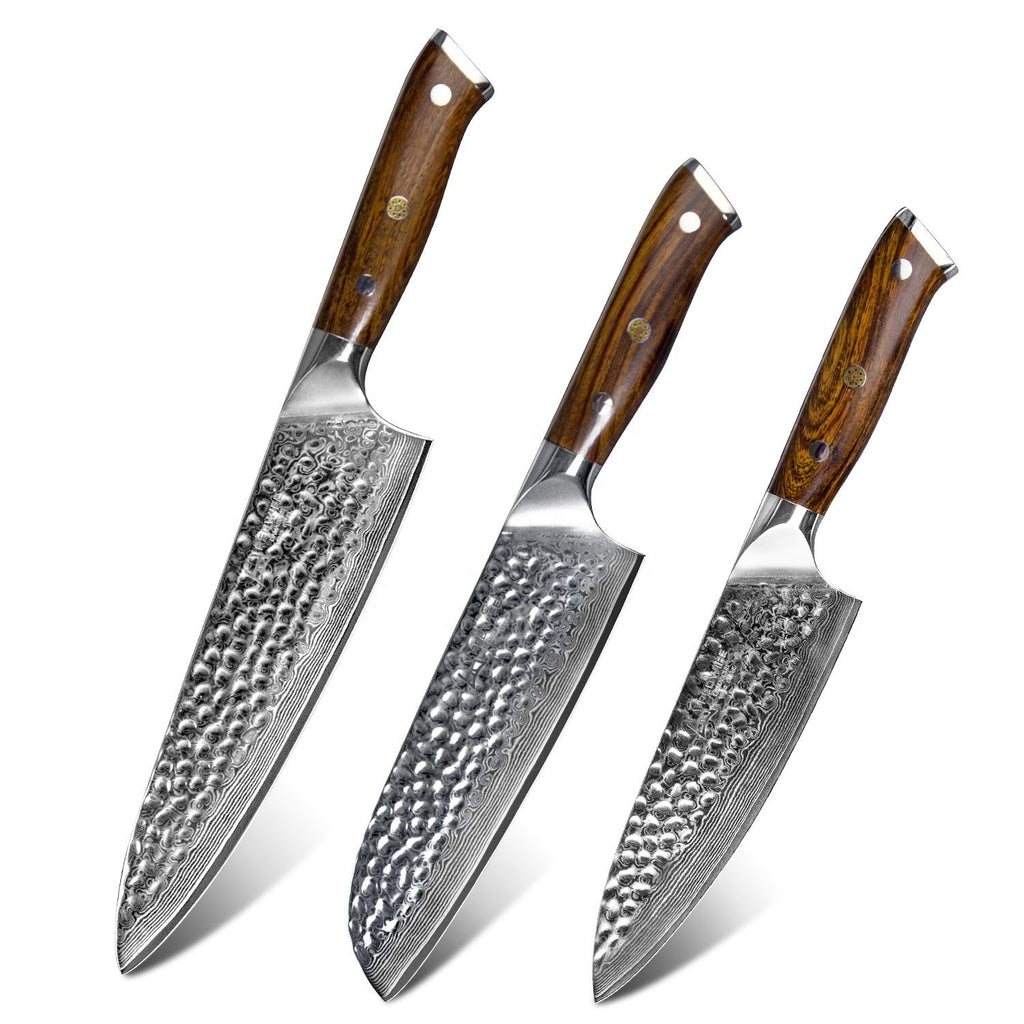 3pcs Knives Set | Ironwood Handle Knives | That Kitchen Label