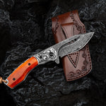 Load image into Gallery viewer, Bone Handle Sharp Knife | Tanto Blade Knife | That Kitchen Label
