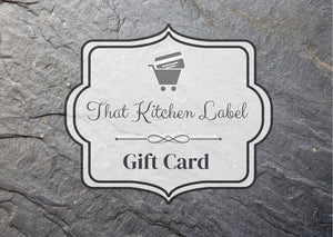That Kitchen Label Gift Cards
